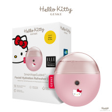 Електронний освіжувач для зволоження обличчя GESKE Facial Hydration Refresher 4в1 by Hello Kitty pink