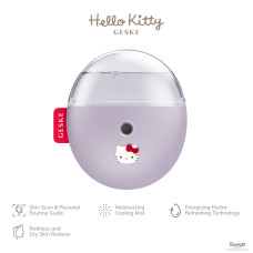 Електронний освіжувач для зволоження обличчя GESKE Facial Hydration Refresher 4в1 by Hello Kitty purple