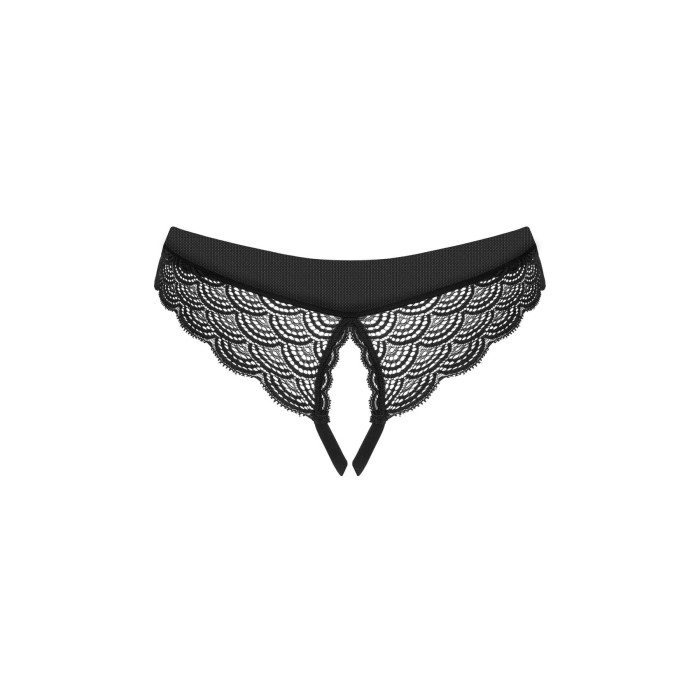 Трусики з доступом Obsessive Chemeris crotchless panties XL/2XL