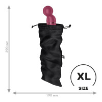 Мішечок для секс-іграшок Satisfyer Treasure Bag XL, чорний, на шнурку