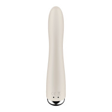 Вібратор точки G з обертанням Satisfyer Spinning Vibe 1 Beige, 2 мотори