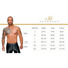 Футболка з мокрим ефектом Noir Handmade H056 Men's T-shirt made of powerwetlook, XXL