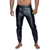Чоловічі трегінси Noir Handmade H063 Powerwetlook treggings, S, мокрий ефект