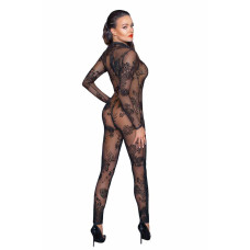 Сітчастий бодістокінг Noir Handmade F237 Long tulle overall, XXL