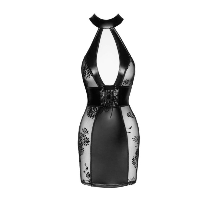 Сукня Noir Handmade F238 Short tulle dress with powerwetlook inserts, 3XL