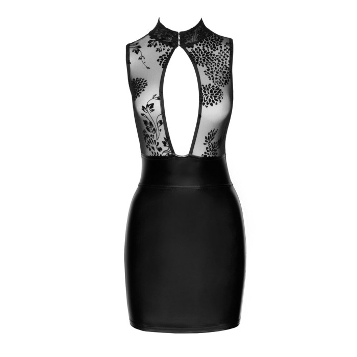 Сукня Noir Handmade F241 Short dress with powerwetlook skirt and tulle top, 3XL