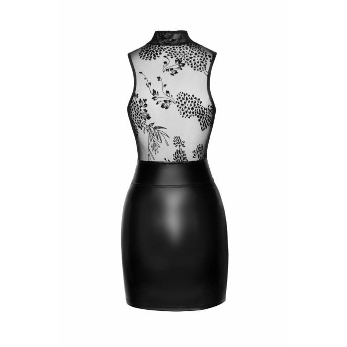Сукня Noir Handmade F241 Short dress with powerwetlook skirt and tulle top, 3XL