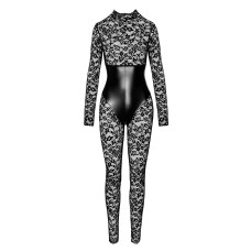 Комбінезон Noir Handmade F299 Enigma, 3XL, мереживо, довгий рукав, імітація корсета, доступ