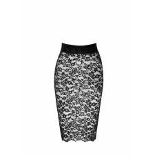 Спідниця Noir Handmade F302 Ambivalence, 3XL, black, мереживо, довжина за коліна, шнурівка ззаду