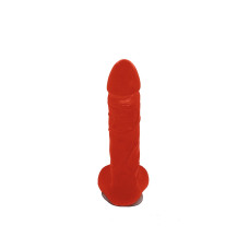 Мило у формі пеніса Чистий Кайф Red size L, крафтове мило-член, натуральне