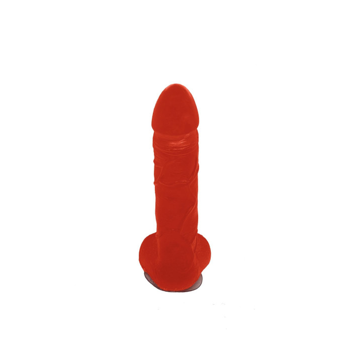 Мило у формі пеніса Чистий Кайф Red size L, крафтове мило-член, натуральне