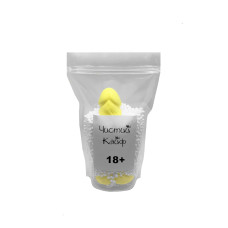 Мило у формі пеніса Чистий Кайф Yellow size L, крафтове мило-член, натуральне