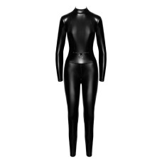 Комбінезон Noir Handmade F319 Caged, L, під латекс, довгий рукав, з доступом, кільце на поясі