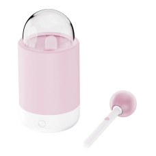 Вібратор-цукерка на паличці KISSTOY Pink Pop, зарядний кейс-нічник, 10 режимів вібрації