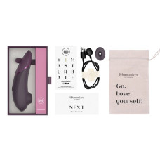 Вакуумний кліторальний стимулятор Womanizer Next Dark Purple, 3D Pleasure Air, 14 рівнів інтенсивності
