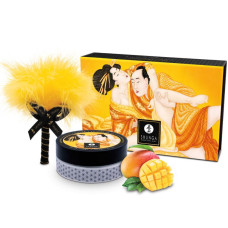 Смачна пудра для оральних пестощів Shunga Body Powder Luscious Mango, 75 г, аромат манго