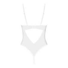 Боді з доступом Obsessive Alissium crotchless teddy, XS/S, ліф з м’якою чашкою, високі трусики