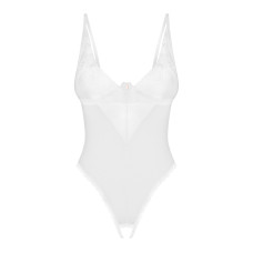Боді з доступом Obsessive Alissium crotchless teddy, XL/2XL, ліф з м’якою чашкою, високі трусики