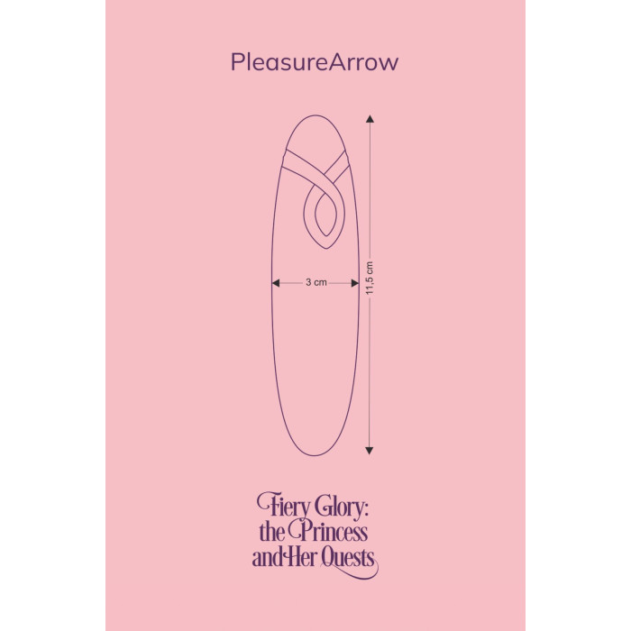 Мінівібратор FairyGasm PleasureArrow violet