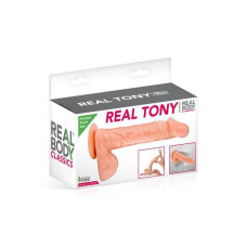 Фалоімітатор Real Body — Real Tony Flash, TPE, діаметр 3,5 см