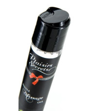 Масажна олія Plaisirs Secrets Strawberry (59 мл) з афродизіаками, їстівна, подарункове паковання