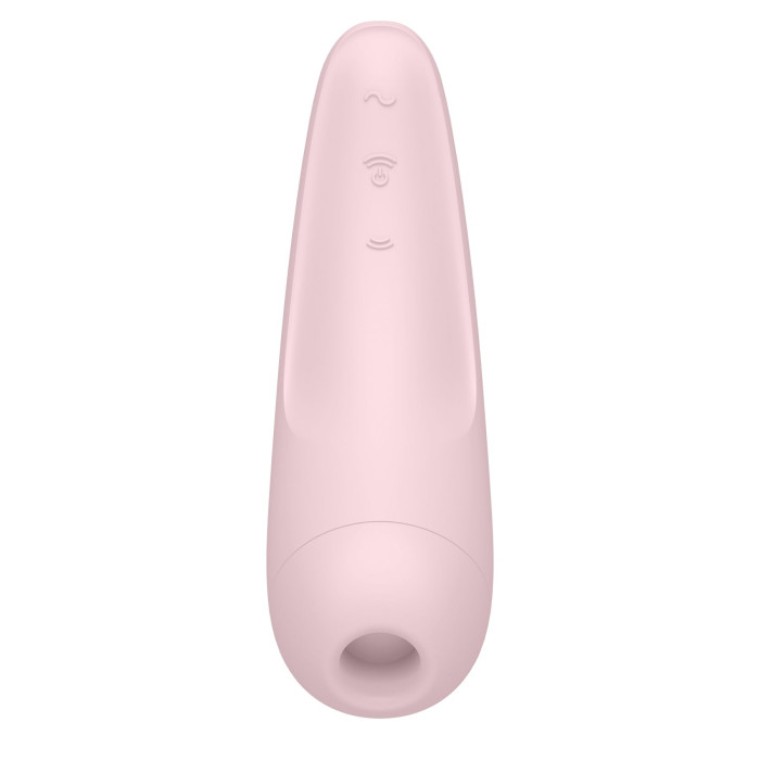 Вакуумний кліторальний стимулятор Satisfyer Curvy 2+ Pink з керуванням через інтернет
