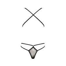 Боді монокіні з декольте Passion ERZA BODY L/XL, black