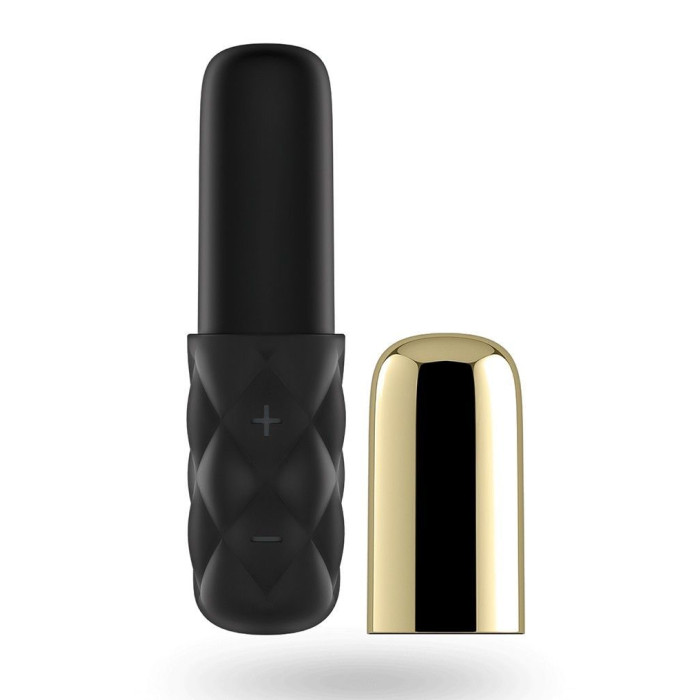 Потужний мінівібратор Satisfyer Sparkling Darling Gold зі знімним ковпачком, 16 режимів роботи
