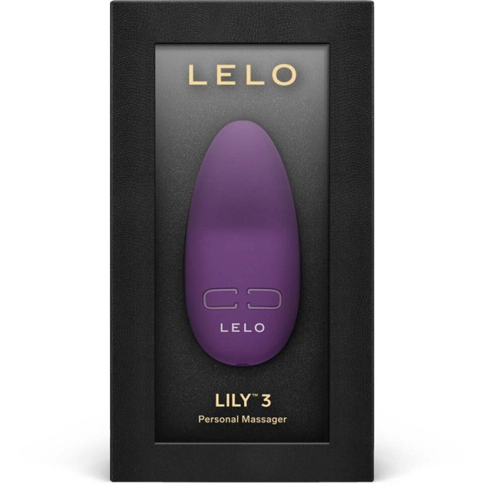 Мінівібратор для клітора LELO Lily 3 Dark Plum, 10 режимів, дуже потужний