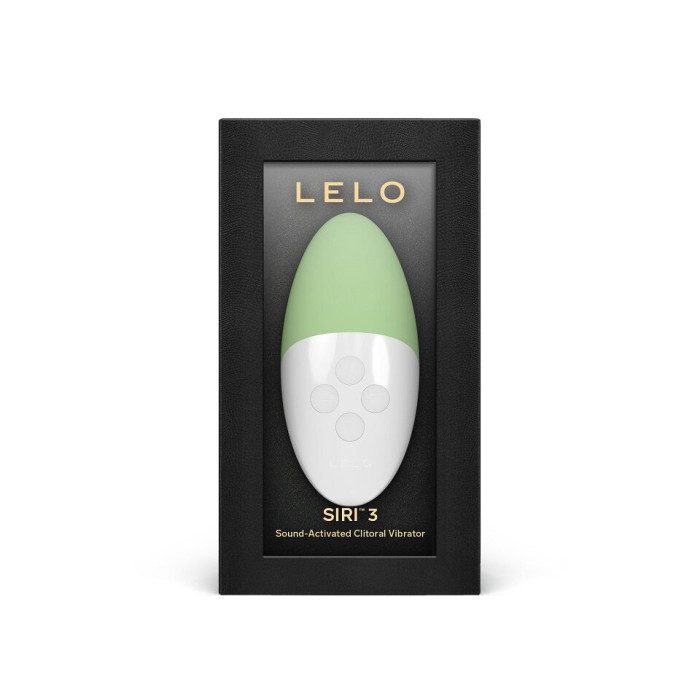 Музичний вібратор для клітора LELO SIRI 3 Green, вібрації в ритмі звуків без смартфона