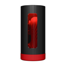 Смарт-мастурбатор LELO F1S V3 XL Red, збільшений, 2 мотори, 8 режимів, стимуляція звуковими хвилями