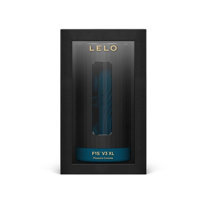 Смарт-мастурбатор LELO F1S V3 XL Teal, збільшений, 2 мотори, 8 режимів, стимуляція звуковими хвилями