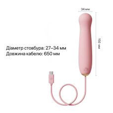 Пульсатор Zalo – AVA Attachment Sakura Pink для смарт-вібромасажера Zalo – AVA