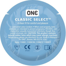 Набір презервативів ONE Classic Select MSM Collection, 100 шт, гладенькі, зі змазкою, паковання-тубус