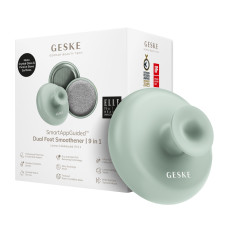 Набір для догляду за стопами з ручкою GESKE Dual Foot Smoothener 9в1 green