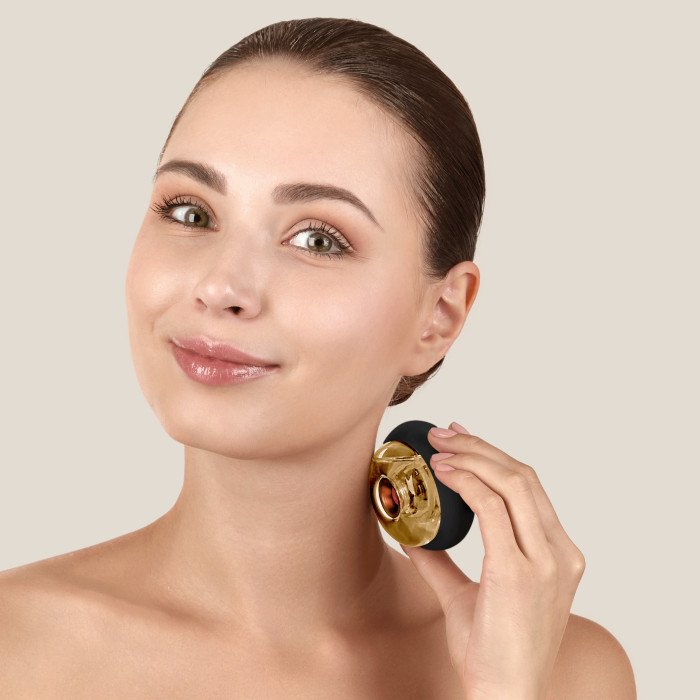 Масажер для обличчя та тіла GESKE Sonic Cool&Warm Face and Body Massager 9в1 gray