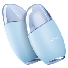 Масажер для обличчя GESKE Cool&Warm Eye and Face Massager 7в1 aquamarine
