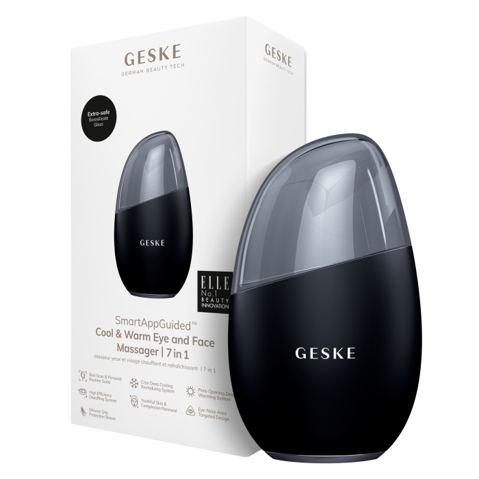 Масажер для обличчя GESKE Cool&Warm Eye and Face Massager 7в1 black