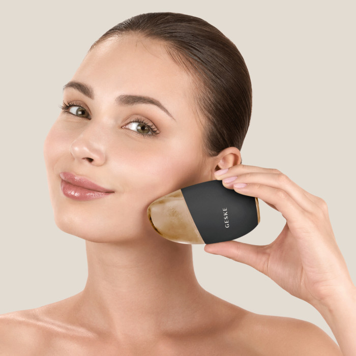 Масажер для обличчя GESKE Cool&Warm Eye and Face Massager 7в1 gray