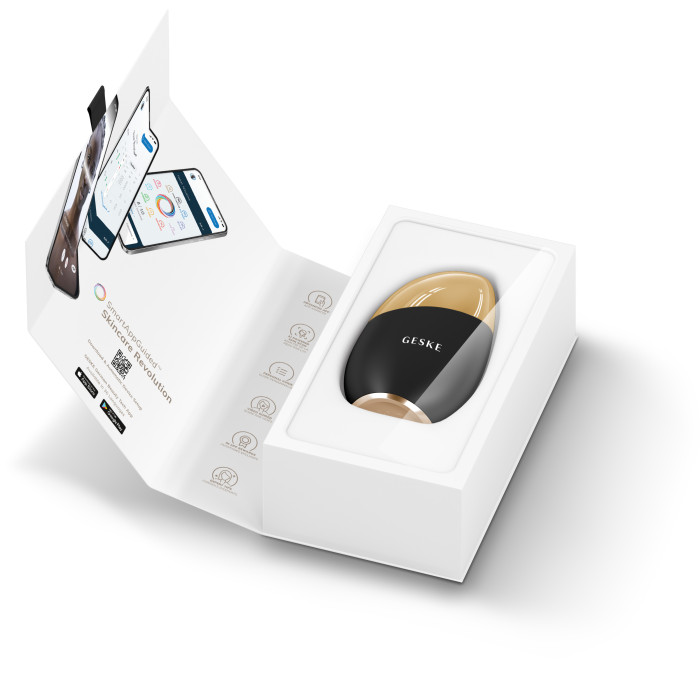 Масажер для обличчя GESKE Cool&Warm Eye and Face Massager 7в1 gray
