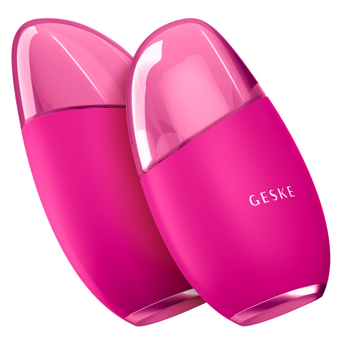 Масажер для обличчя GESKE Cool&Warm Eye and Face Massager 7в1 magenta