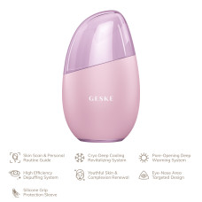 Масажер для обличчя GESKE Cool&Warm Eye and Face Massager 7в1 pink