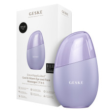 Масажер для обличчя GESKE Cool&Warm Eye and Face Massager 7в1 purple