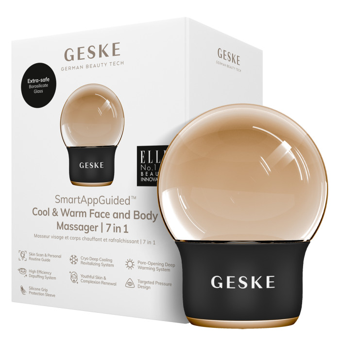Масажер для обличчя і тіла GESKE Cool&Warm Face and Body Massager 7в1 gray