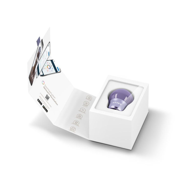 Масажер для обличчя і тіла GESKE Cool&Warm Face and Body Massager 7в1 purple
