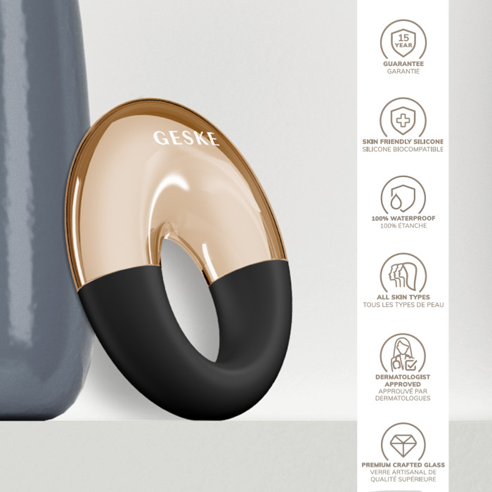 Масажер для очей GESKE Cool&Warm Eye Massager 7в1 gray