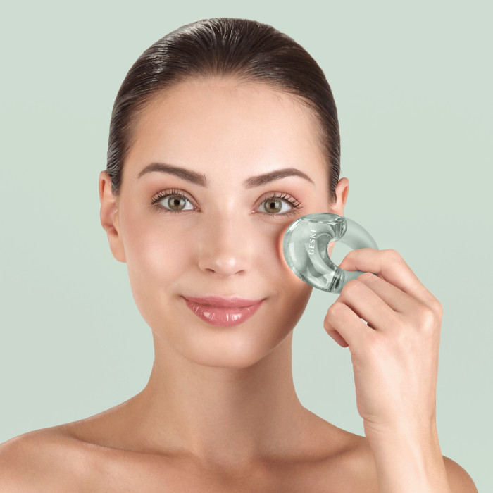 Масажер для очей GESKE Cool&Warm Eye Massager 7в1 green