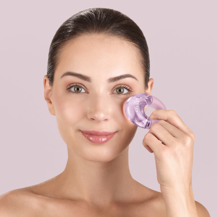 Масажер для очей GESKE Cool&Warm Eye Massager 7в1 pink