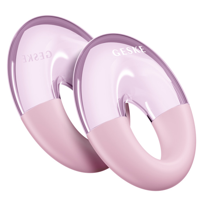 Масажер для очей GESKE Cool&Warm Eye Massager 7в1 pink