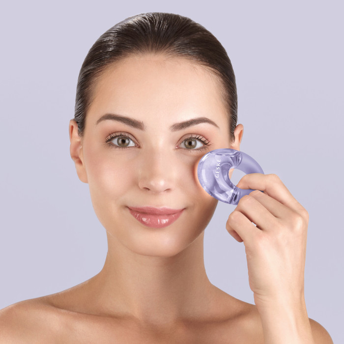 Масажер для очей GESKE Cool&Warm Eye Massager 7в1 purple
